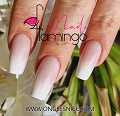flamingo nails by vicky